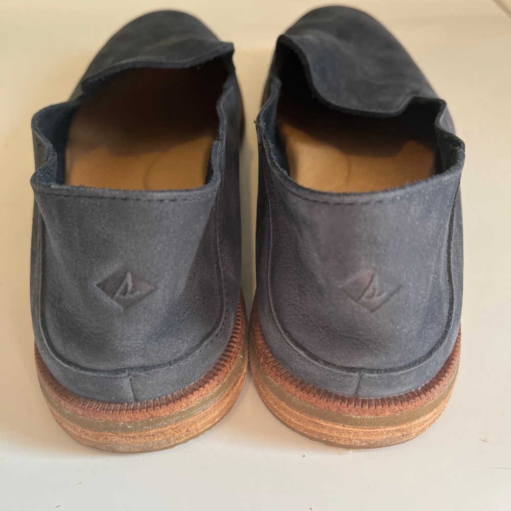Sperry Dark Blue Slip-On Loafers - Picture 3 of 6